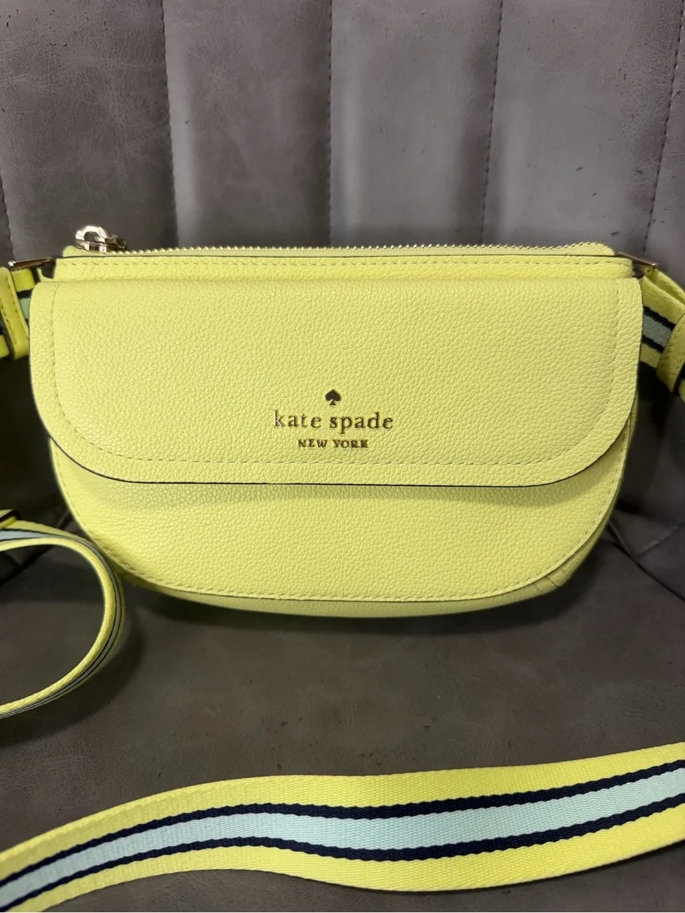 NWOT kate spade New York 🍋Yellow Crossbody Belt Bag